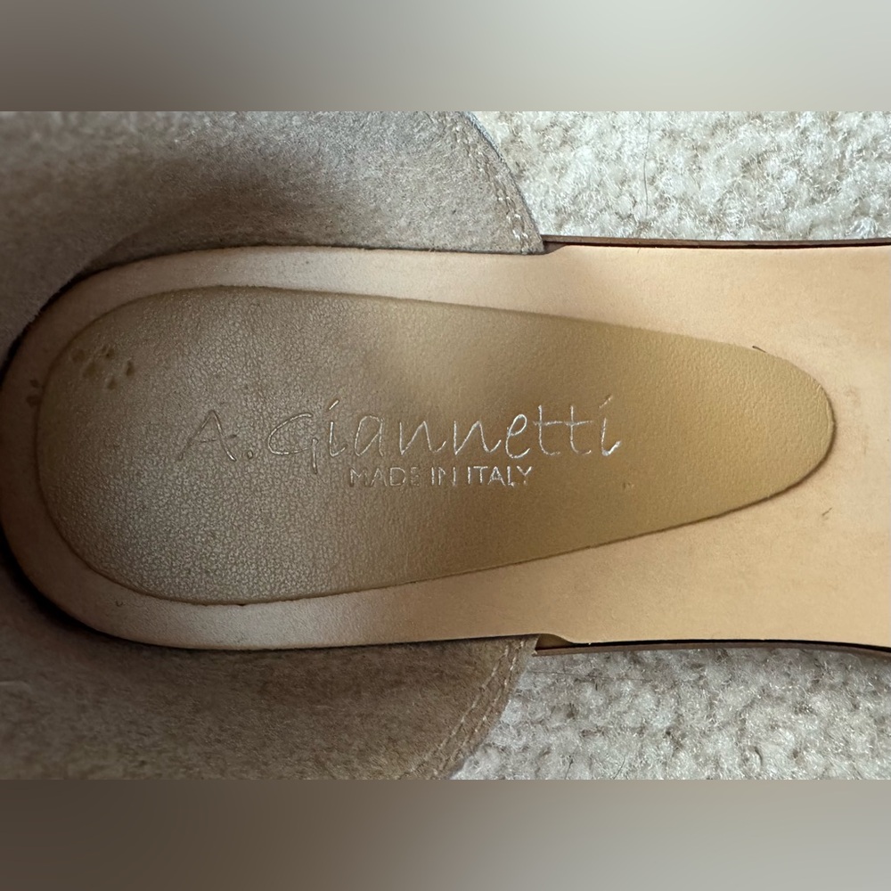 A. Gianetti Italian Leather Flat Sandal - Picture 7 of 7